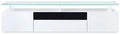Adam 78 Modern TV Stand with Storage and Cable Management for TVs up to 85- White