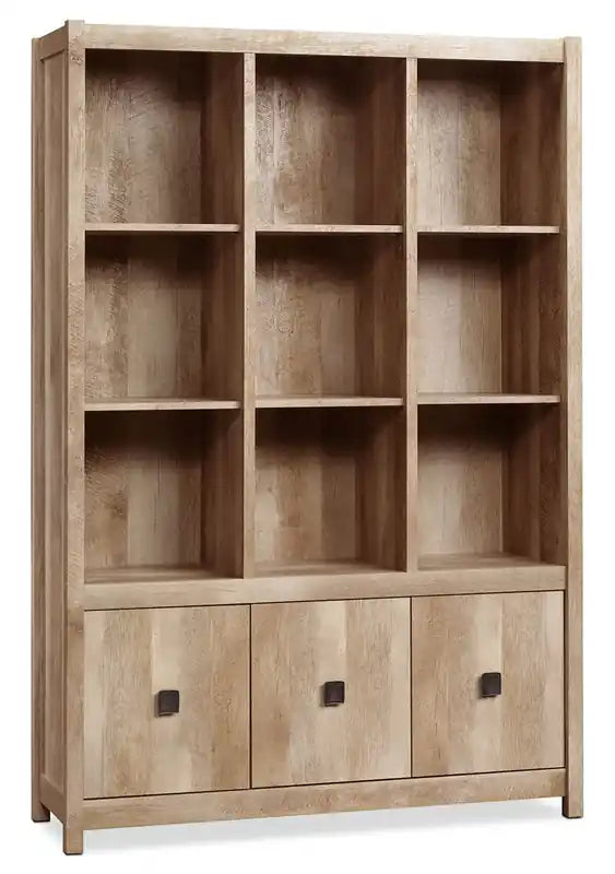 Cannery Bridge 48.25 Bookcase with Cubbyholes - Light Oak