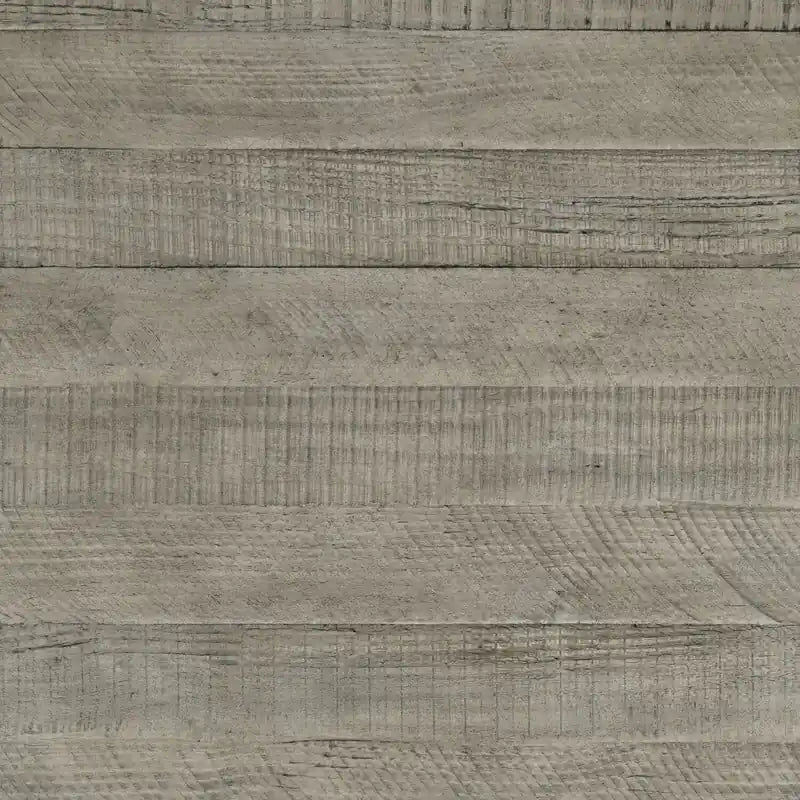 Table d'appoint rustique en bois flotté de 24 po avec tiroir et étagère inférieure ouverte