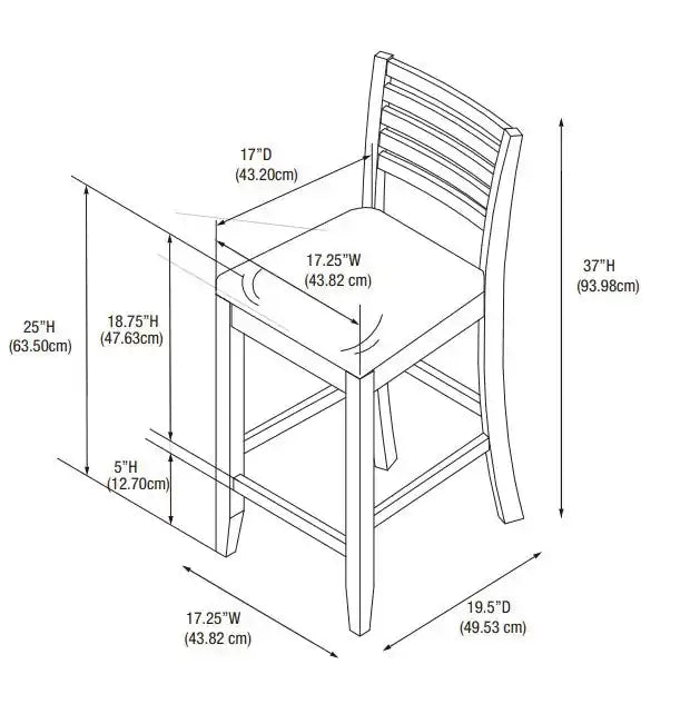 Tabouret - Noir