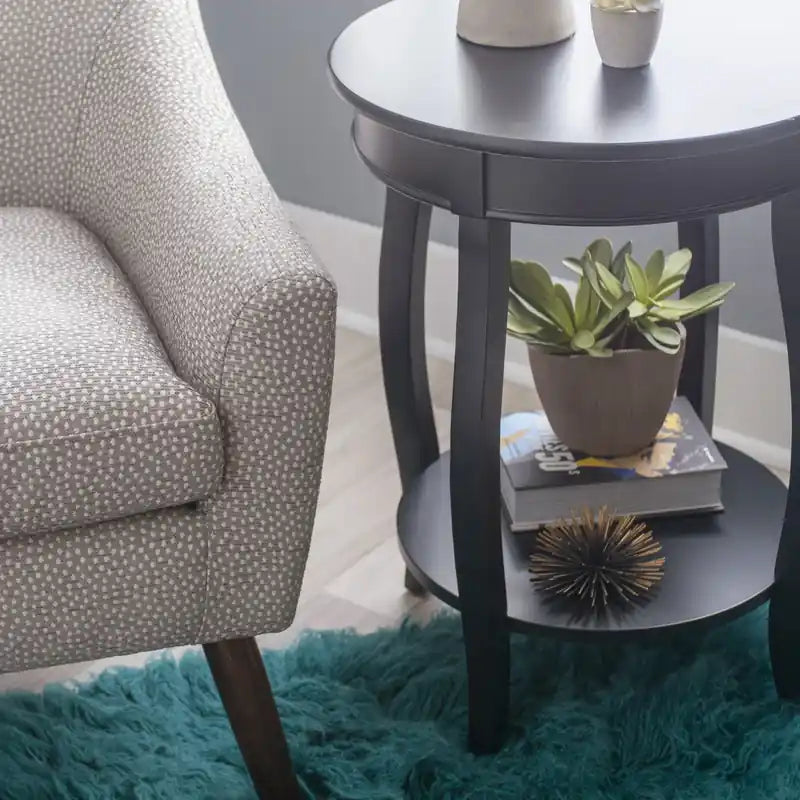 Table en bois contemporaine noire