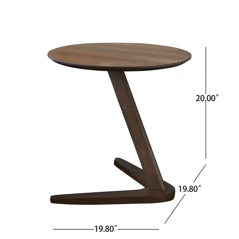 Table d'appoint en hévéa