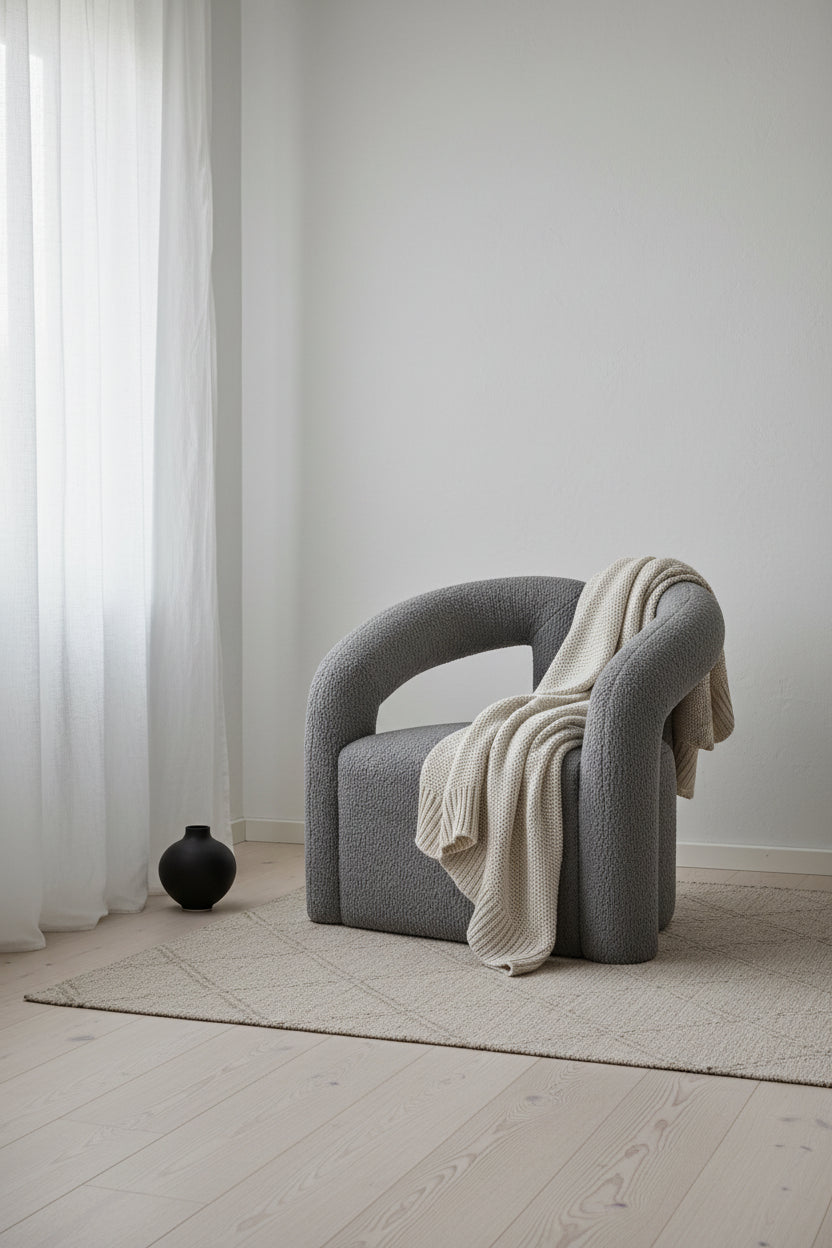 Manhattan Comfort Modern Darian Chenille Accent Chair