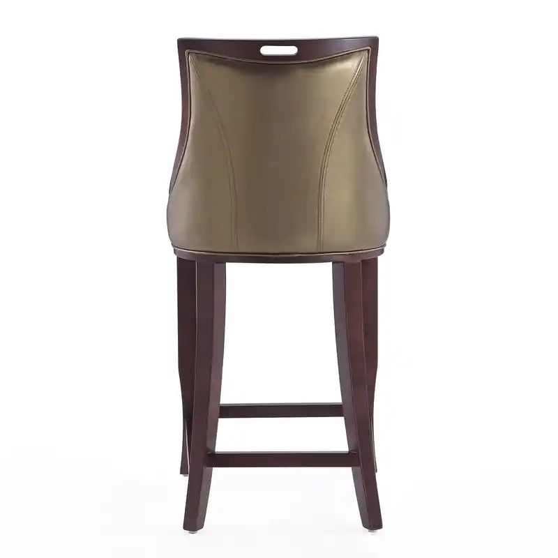 Tabouret de bar 41 Beech Wood - Bronze et noyer