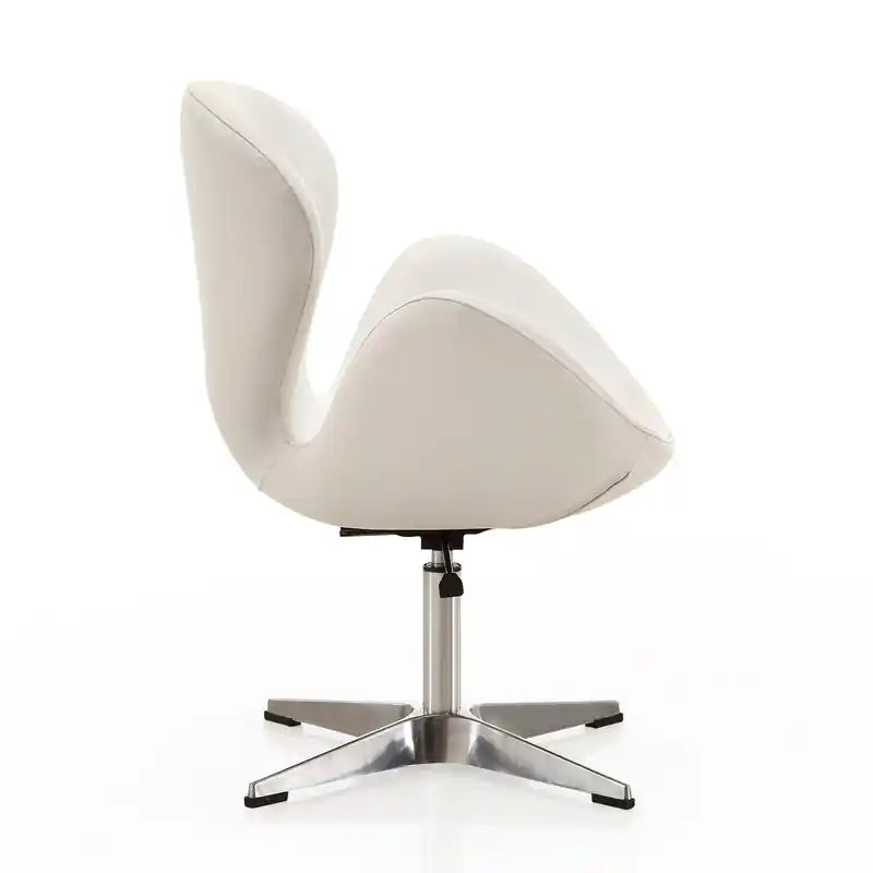 Chaise en métal moderne blanche