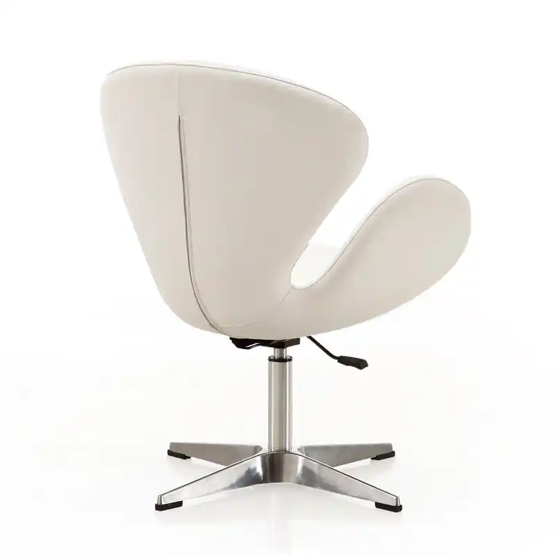 Chaise en métal moderne blanche