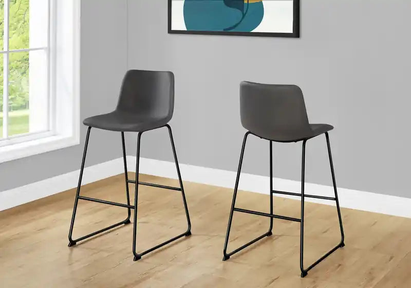 Tabouret de bar en cuir moderne
