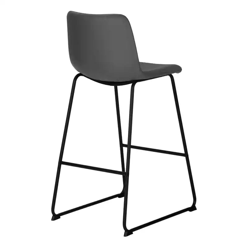 Tabouret de bar en cuir moderne