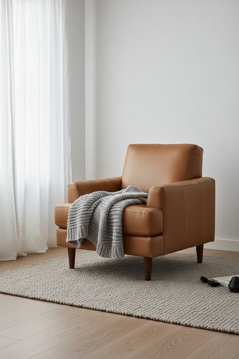 Hydeline Cassia Leather Chair