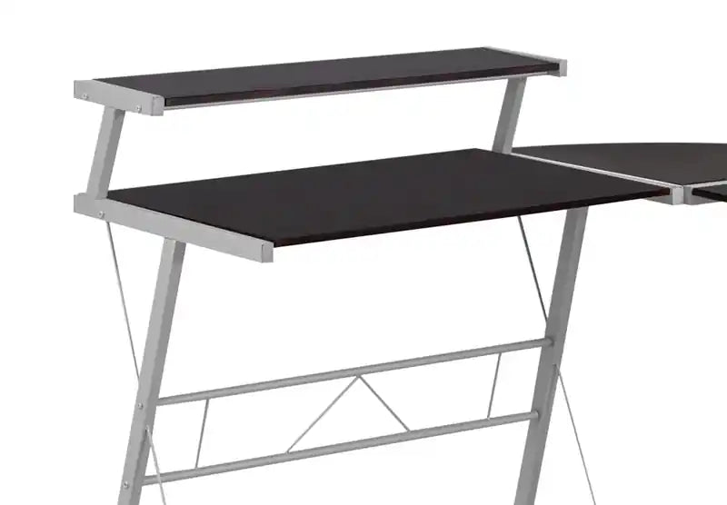 Bureau d'angle en L de 57 po
