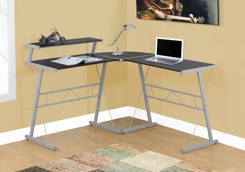 Bureau d'angle en L de 57 po