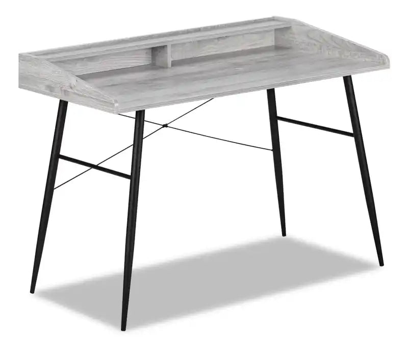 Jeremy 47.25 Office Desk with Small Hutch