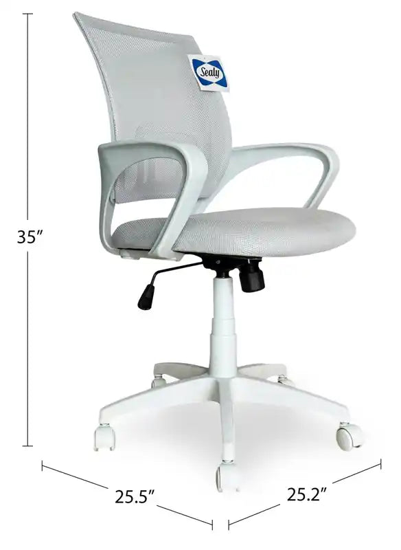 25.2 Fauteuil de bureau ergonomique réglable avec dossier en maille