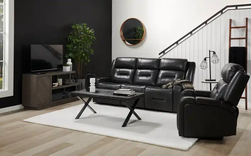 Fauteuil inclinable électrique aspect cuir avec accoudoirs de rangement et port USB