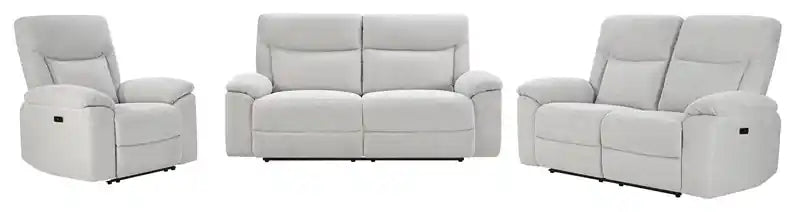 41.3 Fauteuil inclinable électrique en tissu chenille